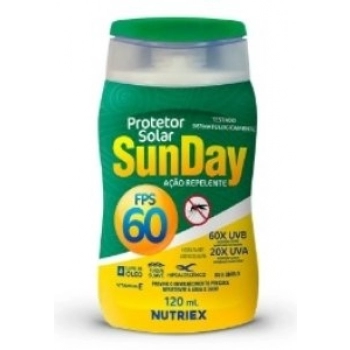 PROT SOLAR NUTRIEX FPS60 120ML SUNDAY ACAO REPELENTE