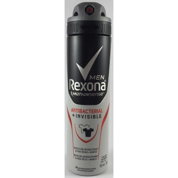 DES AERO MEN REXONA 150ML IBACTERIAL INVISIBLE