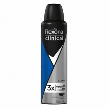 DES AERO CLINICAL MEN REXONA 150ML CLEAN
