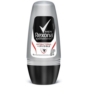 DES ROLL ON REXONA 50ML MEN ANTIBACTERIAL INVISIBLE