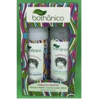 KIT TOK BOTHANICO SH+COND 400ML OLEO DE COCO CRESPOS