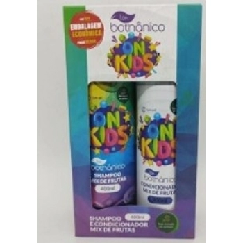 KIT TOK BOTHANICO ON KIDS SH+COND 400ML MIX DE FRUTAS