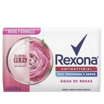 SAB REXONA 84GR ANTIBACTERIAL AGUA DE ROSAS