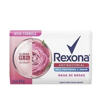 SAB REXONA ANTIBACTERIAL 84GR AGUA DE ROSAS