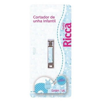 CORTADOR UNHA RICCA INFANTIL AZUL - 1087