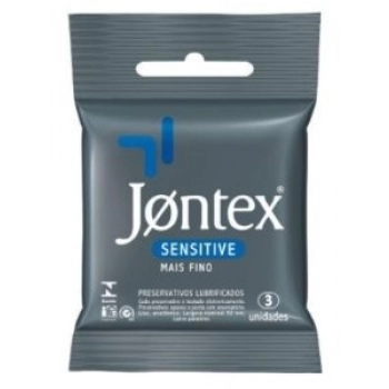 PRESERV JONTEX LUBRIFICADO C/3 SENSITIVE