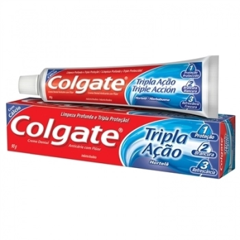 CR DENTAL COLGATE 90GR TRIPLA ACAO HORTELA