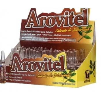 AMPOLA CAP AROVITEL 2ML EXTRATO DE JABORANDI CX 50.0