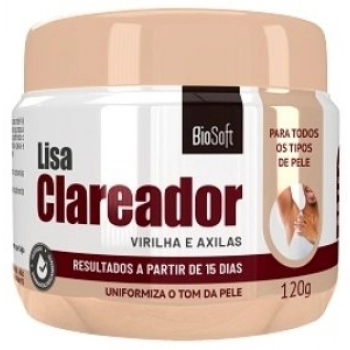 CR LISA CLAREADOR SOFT HAIR 120G VIRILHA E AXILAS