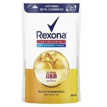 SAB LIQ REXONA REFIL 200ML ANTIBAC.MULTIVITAMINAS