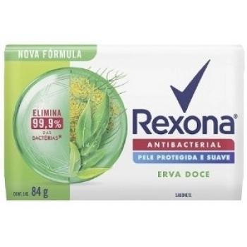 SAB REXONA 84GR ANTIBACTERIAL ERVA DOCE
