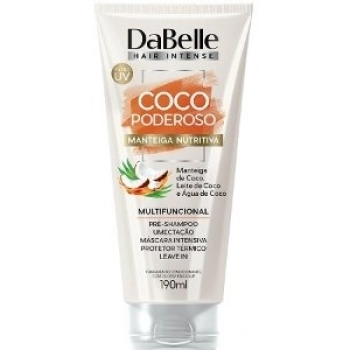 MANTEIGA NUTRITIVA DABELLE 190ML COCO PODEROSO