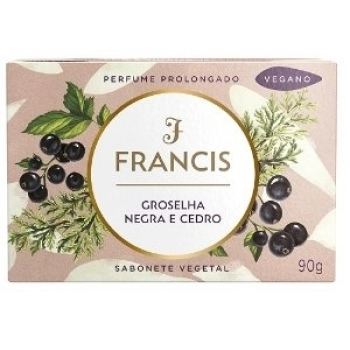 SAB FRANCIS 90G ROSA GROSELHA NEGRA E CEDRO ( PRETO )
