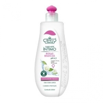 SAB LIQ INTIMO FLORES E VEGETAIS 250ML ROSAS