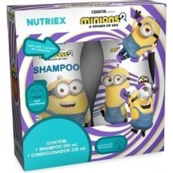 KIT NUTRIEX MINIONS SH 250ML+COND 230ML