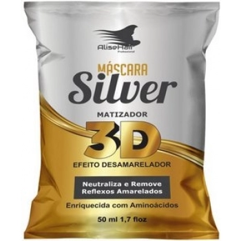 MASC CAP ALISE HAIR SACHET 50ML 3D SILVER