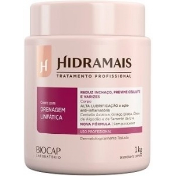 CR DE MASSAGEM HIDRAMAIS 1KG DRENAGEM LINFATICA