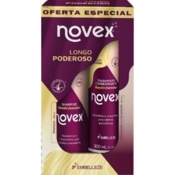 KIT NOVEX SH+COND 300ML LONGO PODEROSO