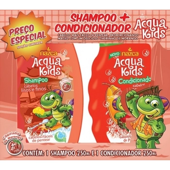 KIT ACQUA KIDS SH+COND 250ML LISOS/FINOS