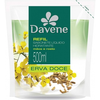 SAB LIQ DAVENE 500ML ERVA DOCE REFIL