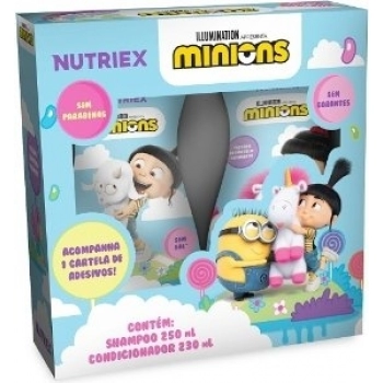 KIT NUTRIEX MINIONS AGNES SH 250ML+COND 230ML