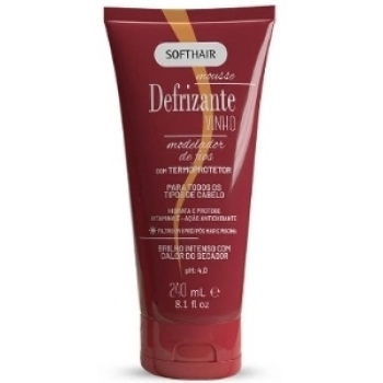 DEFRIZ SOFT HAIR BISNAGA 240ML VINHO