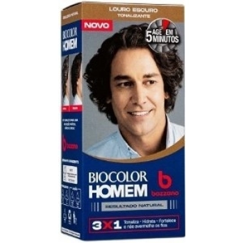 TINT BIOCOLOR HOMEM BOZZANO KIT LOURO ESCURO