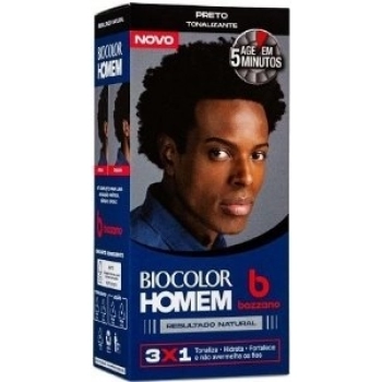 TINT BIOCOLOR HOMEM BOZZANO KIT PRETO