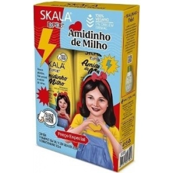 KIT SKALA SH+COND 325ML AMIDINHO DE MILHO