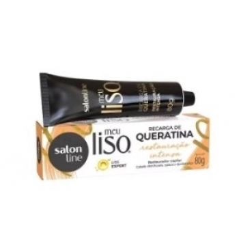 RECARGA QUERATINA S LINE MEU LISO 80G RESTAURACAO INTENSA
