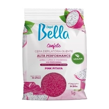 CERA QUENTE CONFETE DEPIL BELLA 1KG PINK PITAYA