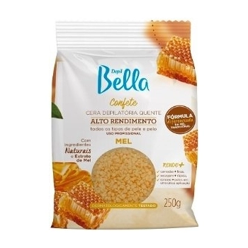 CERA QUENTE CONFETE DEPIL BELLA 250G MEL