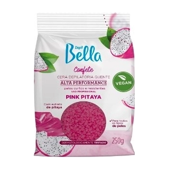 CERA QUENTE CONFETE DEPIL BELLA 250G PINK PITAYA