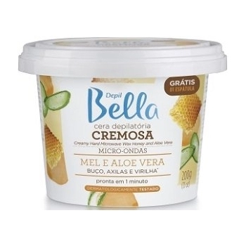 CERA MICROONDAS DEPIL BELLA 200G MEL E ALOE VERA