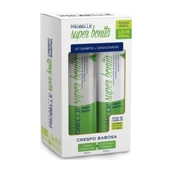 KIT PROBELLE SUPER BONITA SH 250ML+COND 250ML CRESPO BABOSA