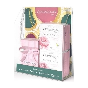 KIT NECESSAIRE GIOVANNA BABY COL 20ML+ 2 SAB 90GR CLASSIC ( NOVO )
