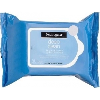 LENCO LIMPEZA FACIAL NEUTROGENA 25UN DEEP CLEAN DEMAQUILANTE