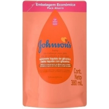 SAB LIQ J&J 380ML BABY GLICERINADO CABECA/PES REFIL