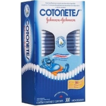 HASTES J&J COTONETES C/300 UNIDADES