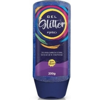 GEL GLITTER CAB/CORPO FIXED 200GR ROXO