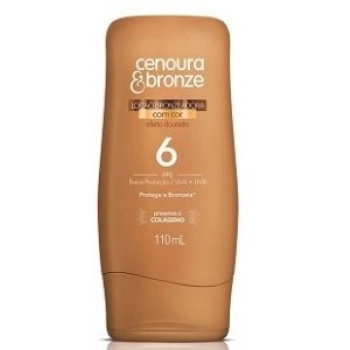LOCAO BRONZ CENOURA&BRONZE 110ML FPS 6 C/ COR
