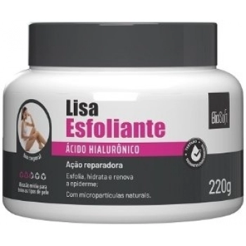 ESFOLIANTE CORPORAL SOFT HAIR BIOSOFT LISA 220G ACIDO HIALURONICO