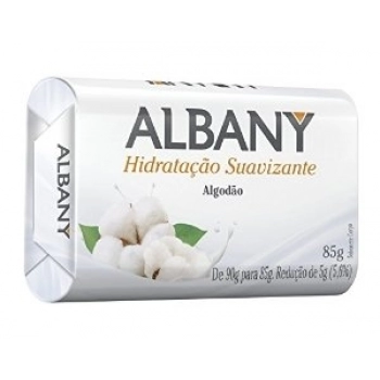 SAB ALBANY 85GR FEM BRANCO HIDR SUAVIZANTE