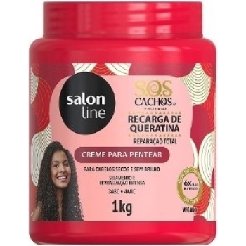 CR PENT S LINE SOS CACHOS 1KG RECARGA QUERATINA REPARACAO TOTAL