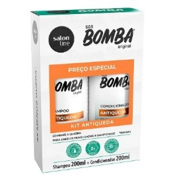 KIT S LINE SH+COND SOS BOMBA 200ML ANTIQUEDA