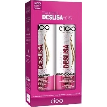 KIT EICO SH 800ML+COND 750ML DESLISA FIOS