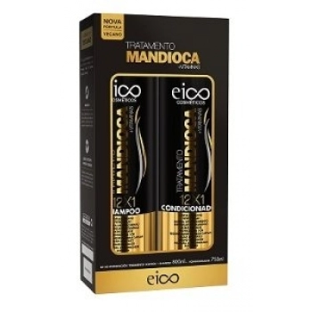 KIT EICO SH 800ML+COND 750ML MANDIOCA