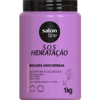 MASC CAP S LINE SOS HIDRATACAO 1KG QUERATINA E COLAGENO