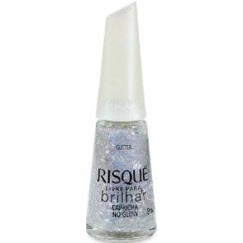 ESM RISQUE GLITTER LIVRE PARA BRILHAR 8ML CAPRICHA NO GLOW CX 6.0