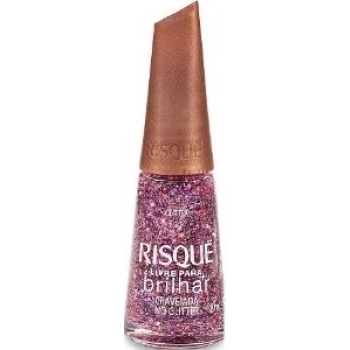 ESM RISQUE GLITTER LIVRE PARA BRILHAR 8ML CRAVEJADA NO GLITTER CX 6.0